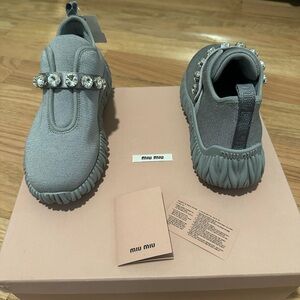 Miu Miu  never worn Embellished Sneakers